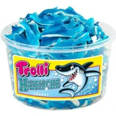 Trolli želé neonoví červíci kyselí 7g