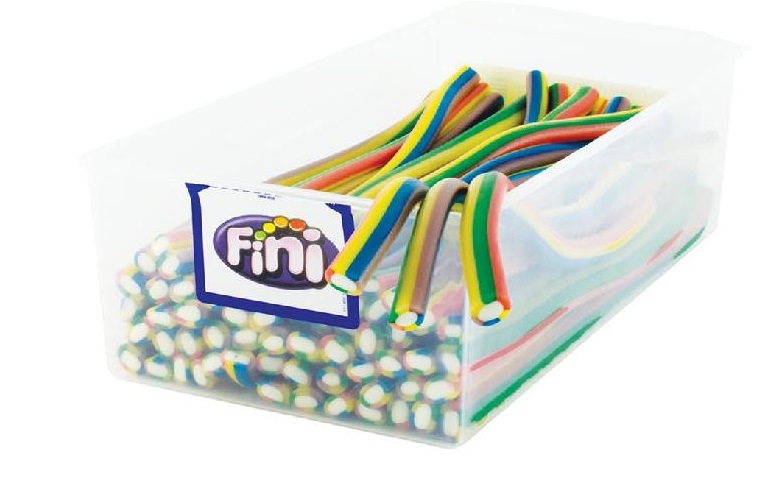 Pendreky XL Fini - Duhové multicolor hladké 25g (celé balení 60ks)