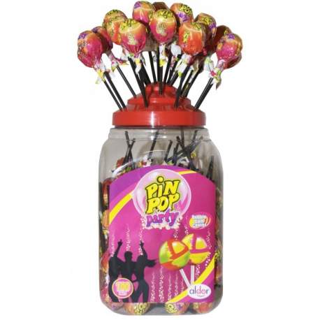 Lízátka -Pin pop Party se žvýkačkou