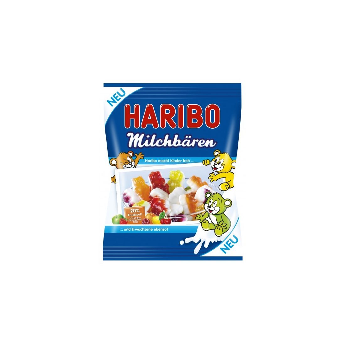Haribo Milchbären 85g Mléční medvídci
