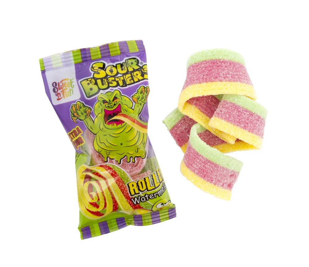 Sour Busters Sour Fun Roller - kyselý pásek meloun 20g