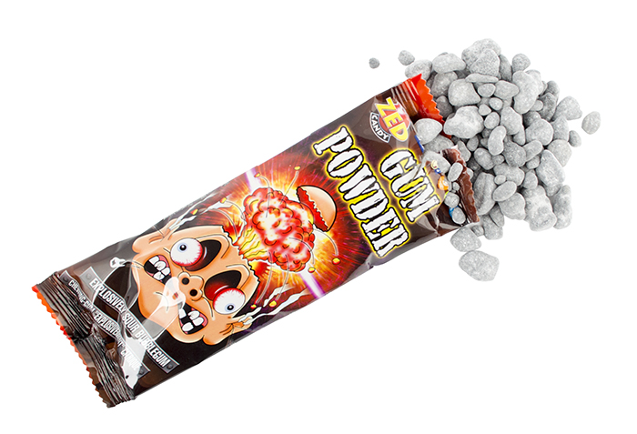 Žvýkačka křupavé kyselé kameny 35g - Gum Powder