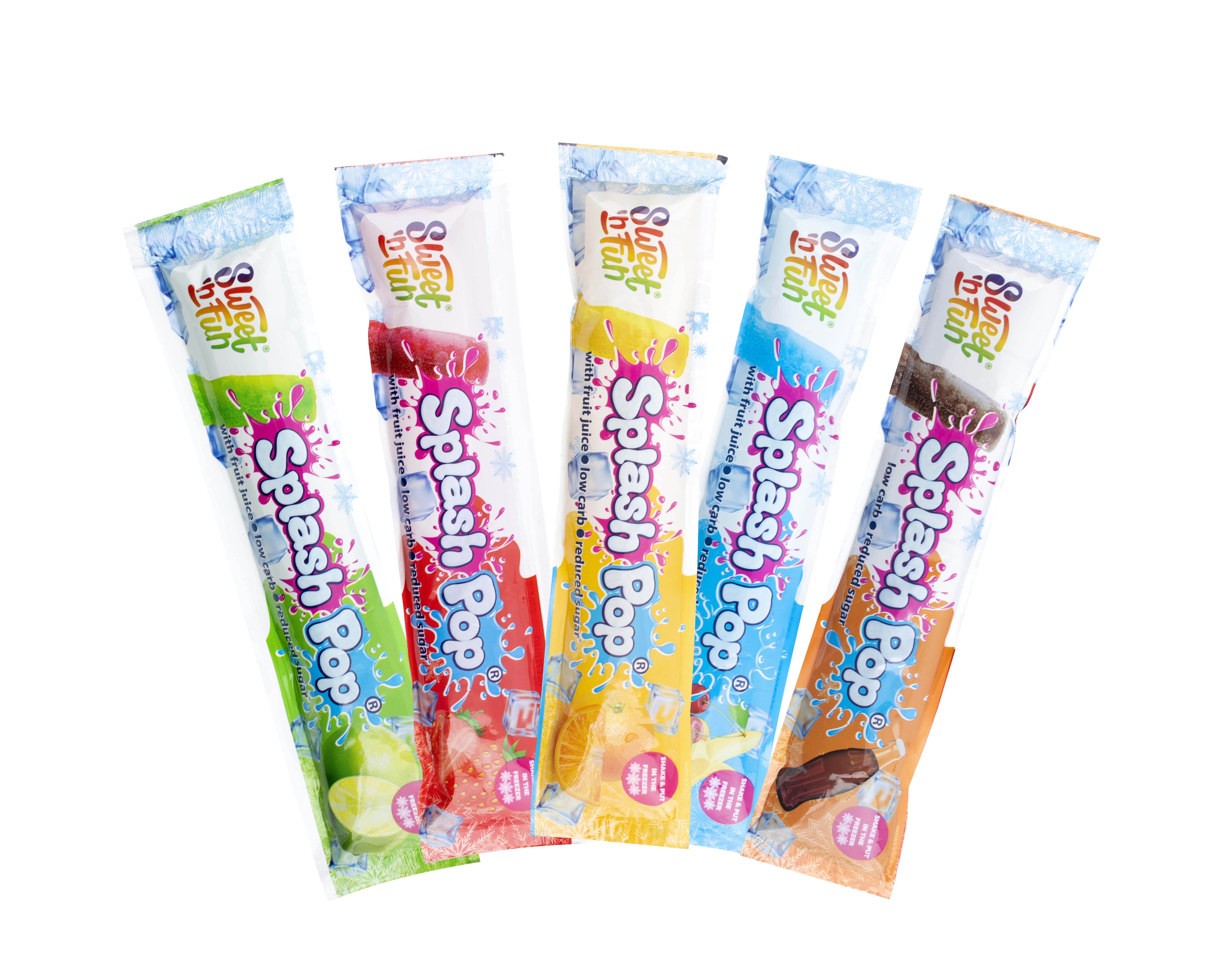 Vodová zmrzlina s ovocným podílem Splash Pop 50ml