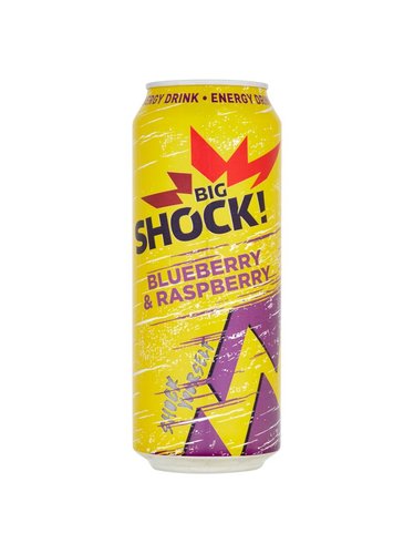 Big Shock! energy drink Blueberry&Raspberry 500ml