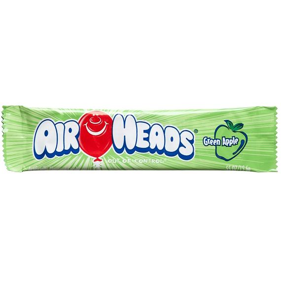 Žvýkací pendrek s příchutí jablka 15,6g Airheads