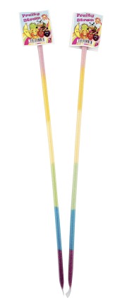 Mega brčka s ovocným práškem 40cm