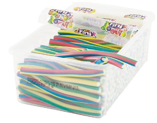 Pendreky Fini - duhové hladké 7,5g (celé balení 200ks)