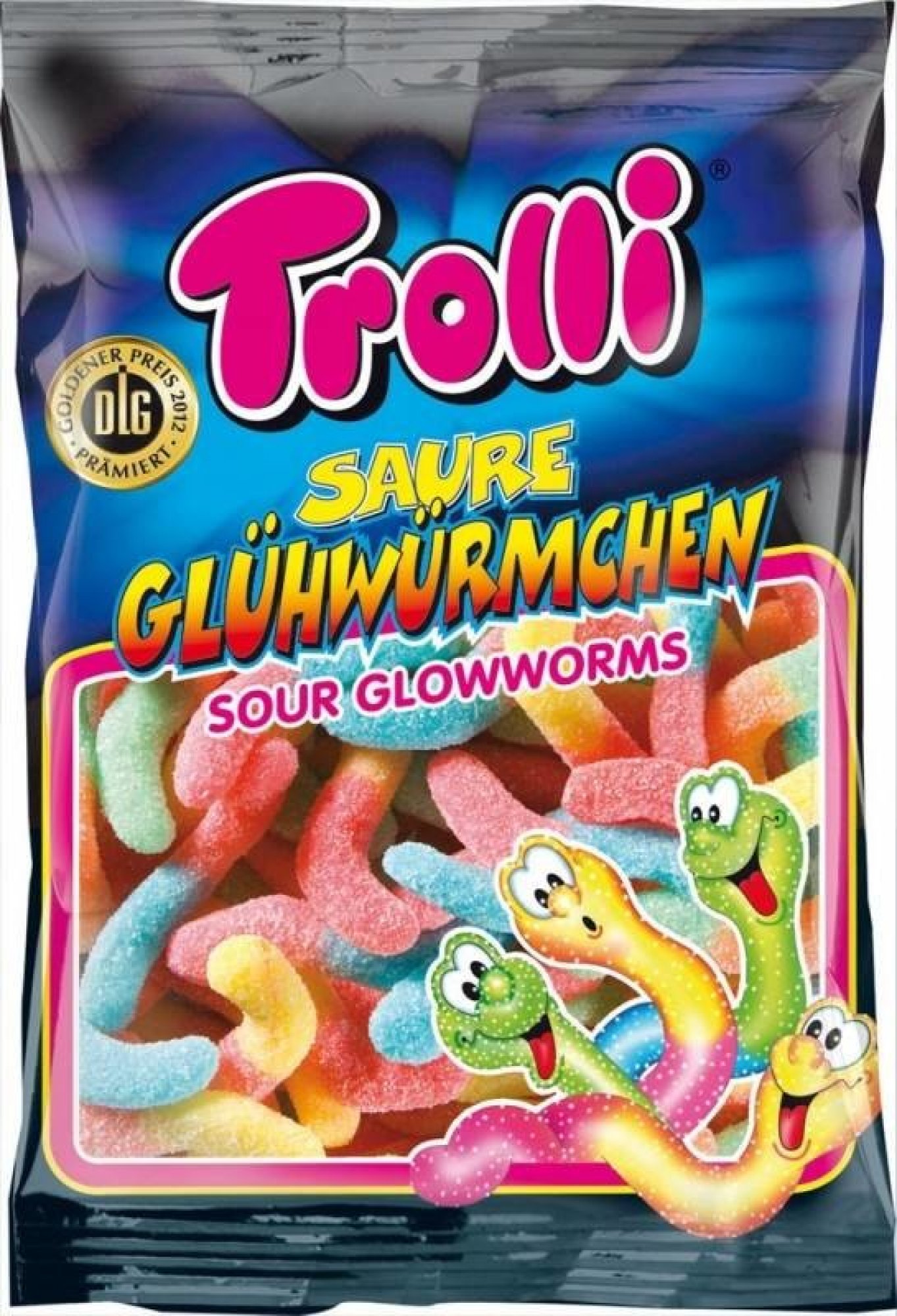 Trolli SOUR GLOWWORMS – kyselé světlušky - sáček 200g