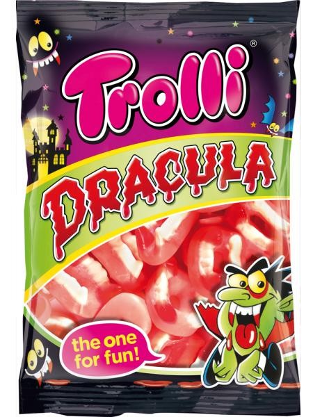 Trolli želatinové dracula zuby - sáček 200g