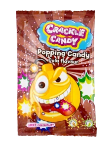 Crackle Candy cola - práskací prášek se žvýkačkou 8g