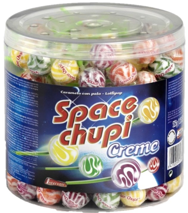 Lízátka - Space chupi Creme