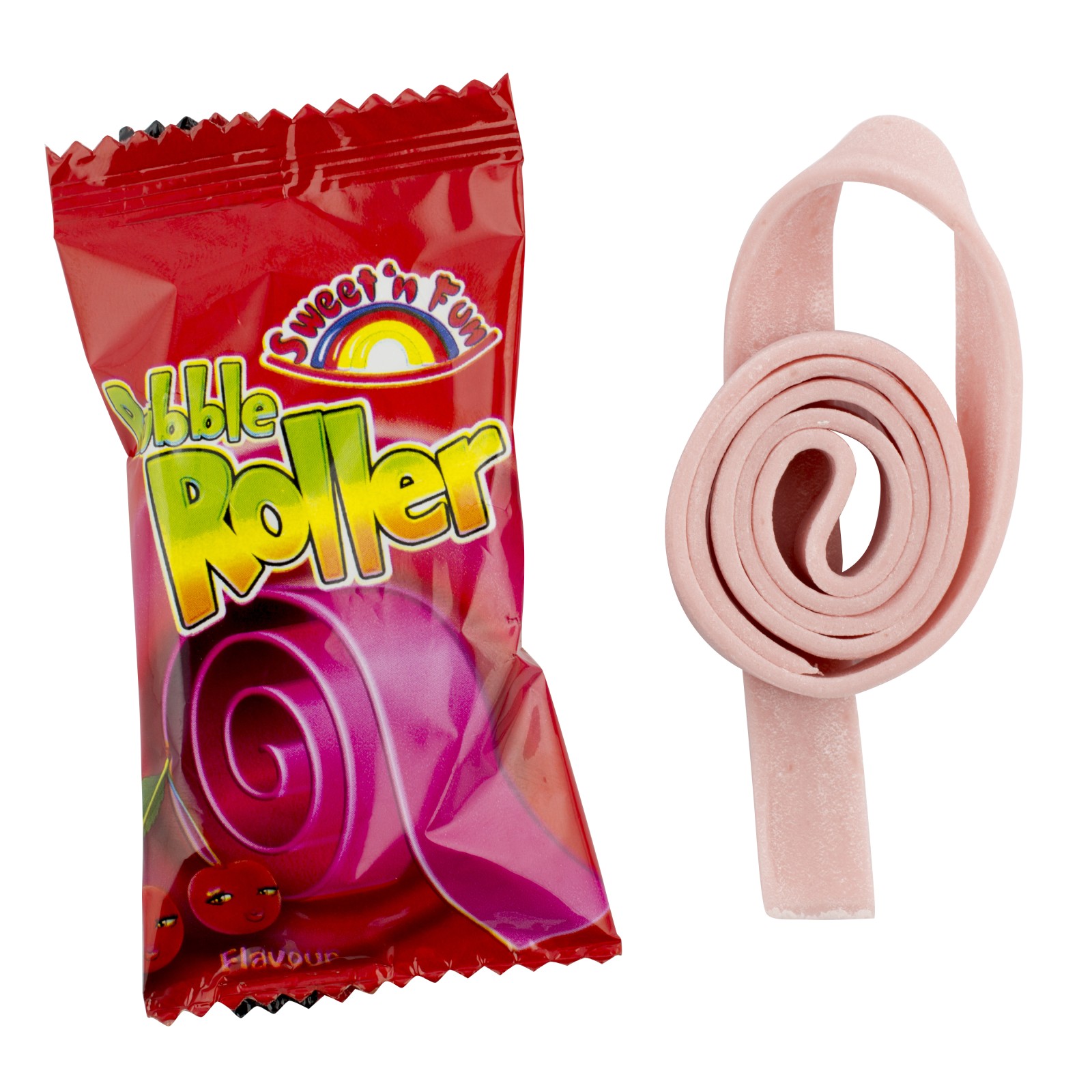 Žvýkačky Bubble Roller - višňové