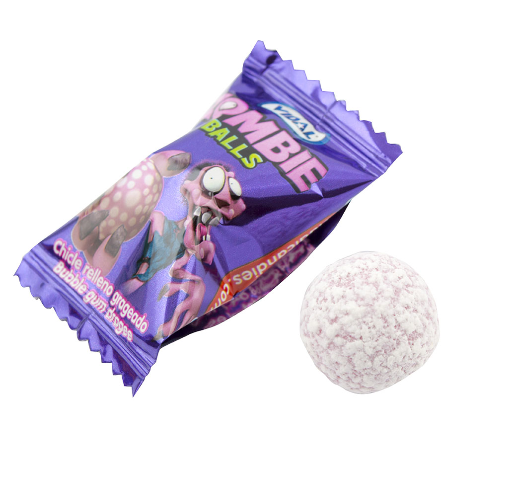 Žvýkačky Zombí koule