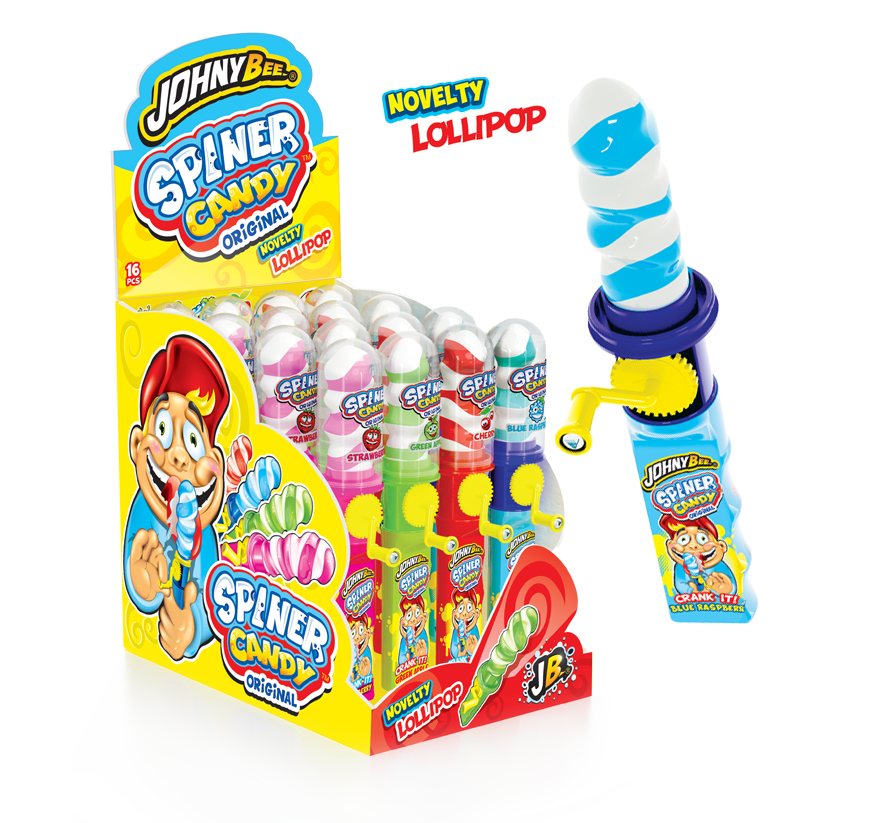 Točící lízátko Spiner Candy 23g