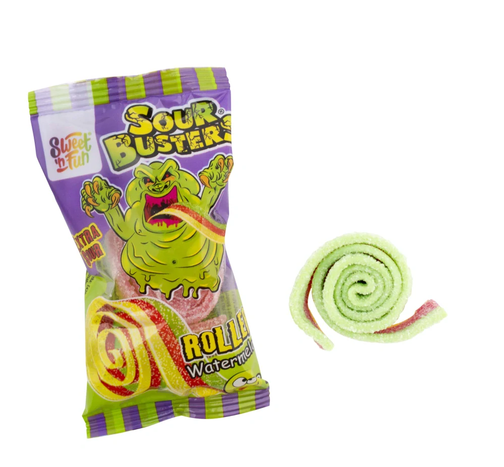 Sour Busters Sour Fun Roller - kyselý pásek meloun 20g