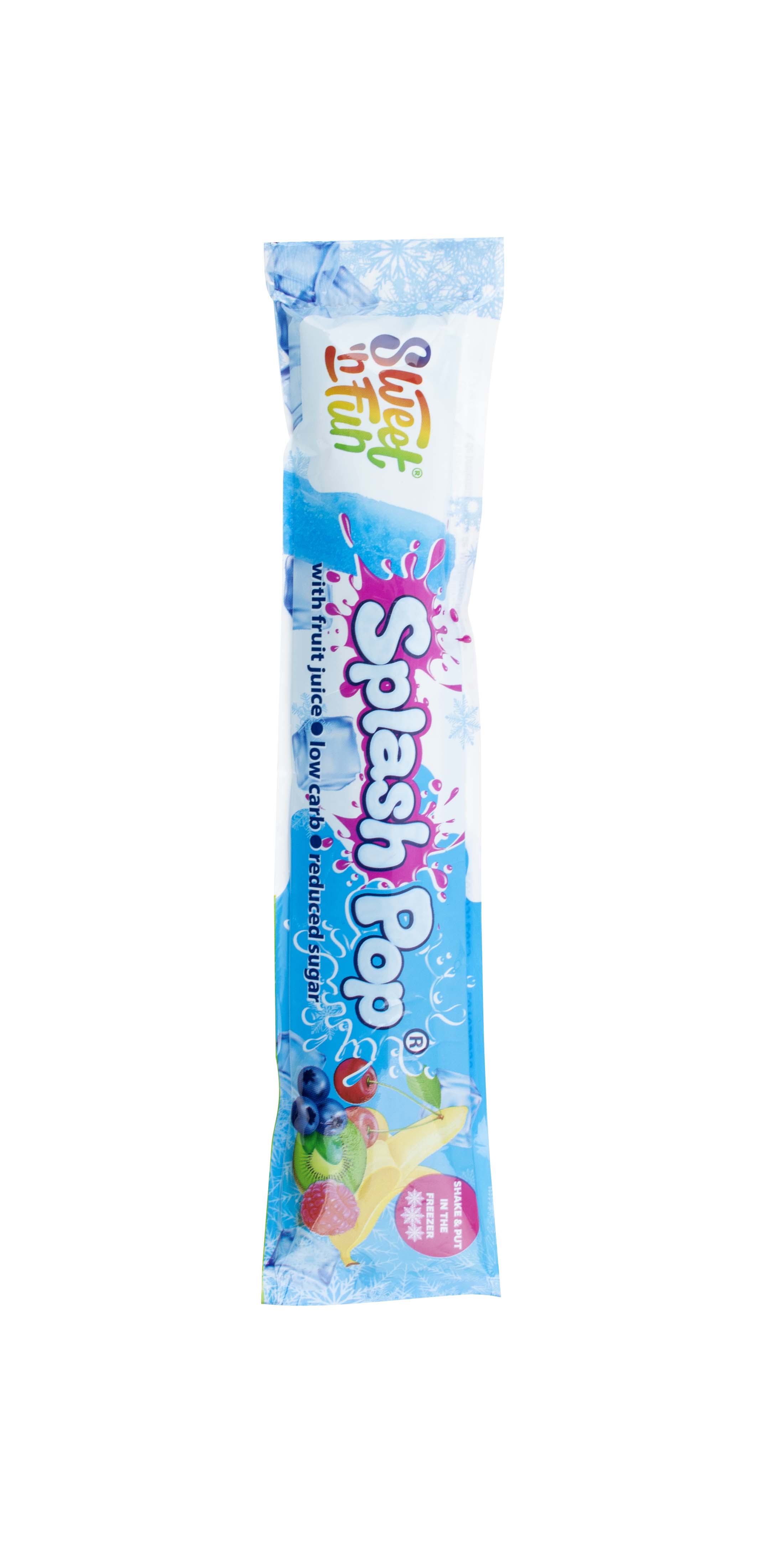 Vodová zmrzlina s ovocným podílem Splash Pop 50ml
