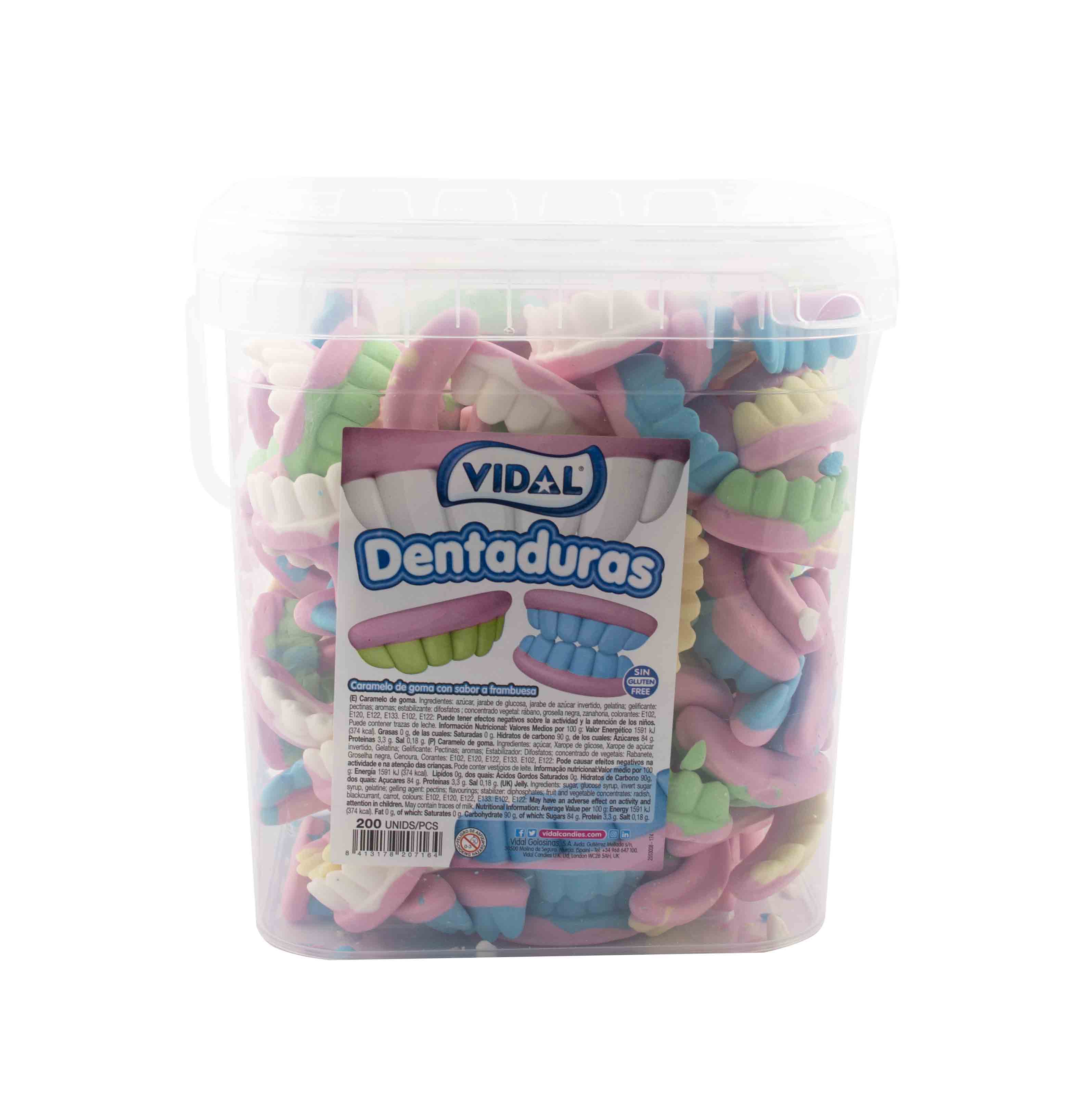 Vidal Dentaduras pěnové želé zuby 5g