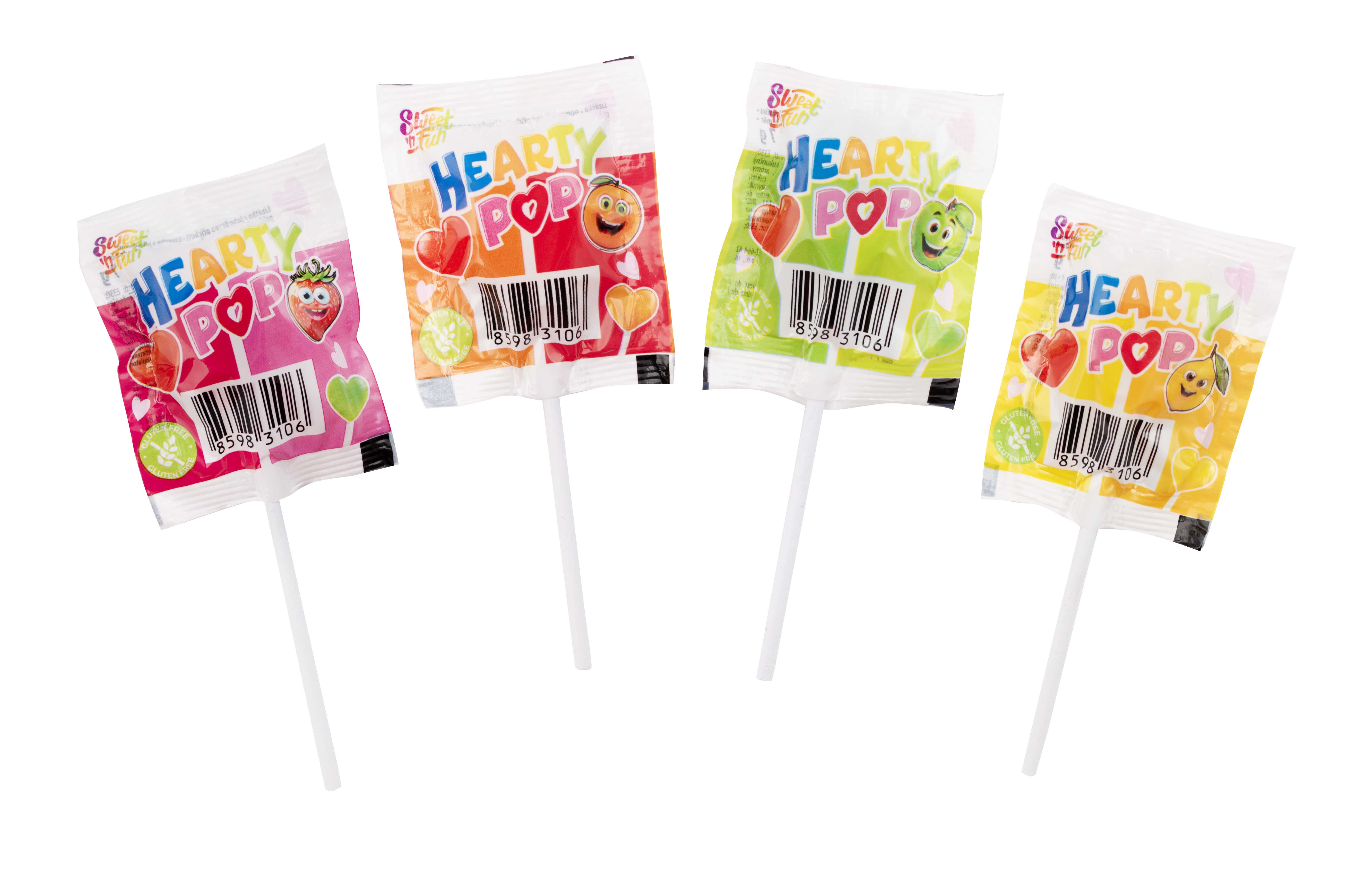Lízátko srdíčkové S&F Hearty pop balené 7g