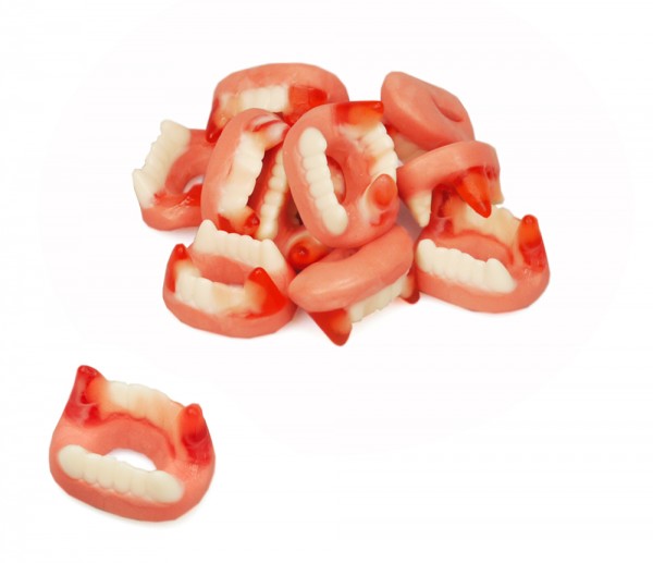 Trolli želatinové dracula zuby - sáček 200g