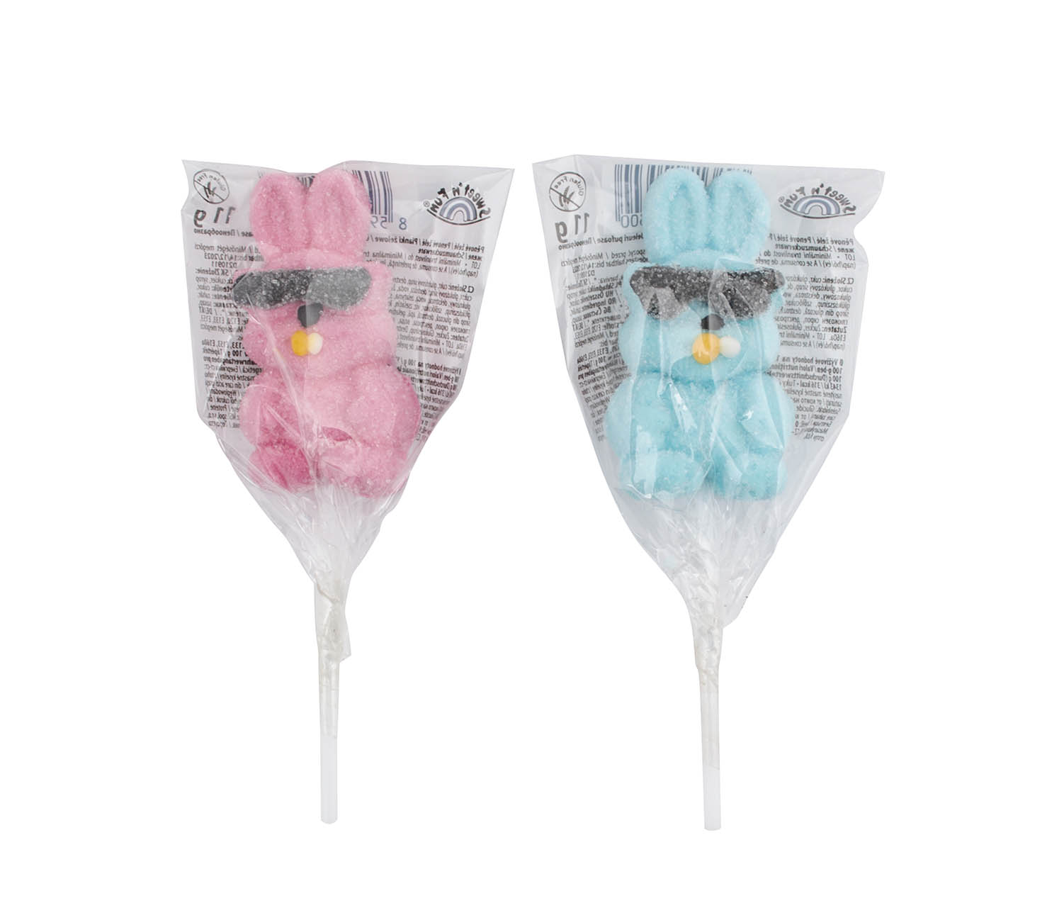 Mini Cool Bunny Marshmallow králíček lízátka 11g