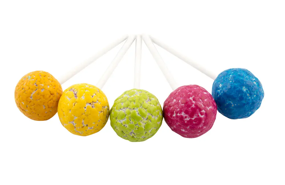 Brain Pop - Mozek - lízátka měnící pětkrát barvu a chuť 16g