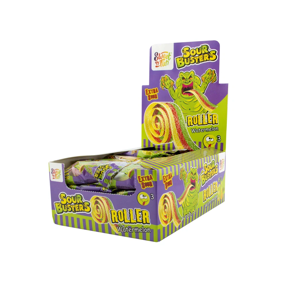 Sour Busters Sour Fun Roller - kyselý pásek meloun 20g