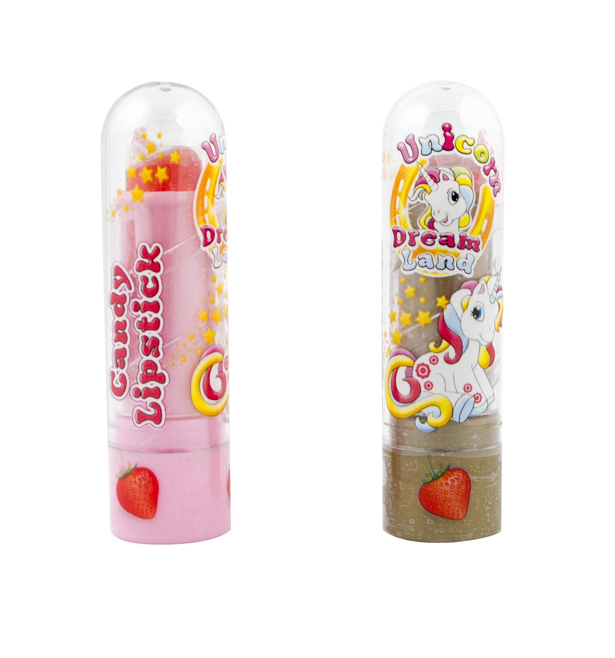 Unicorn jahodové lízátko rtěnka 6g