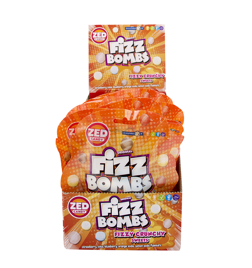 Fizz Bombs šumivé bonbóny v sáčku 50g