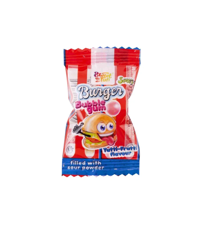 Žvýkačky Sweet'n Fun - Sour burger bubble gum 5g