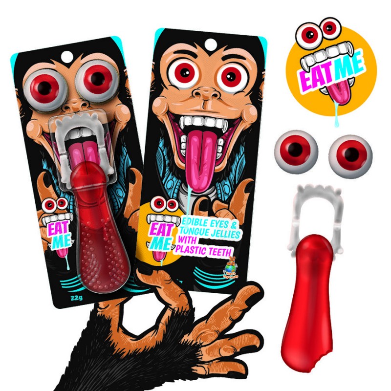 EAT ME – želatinové zuby, oči a jazyk 25g