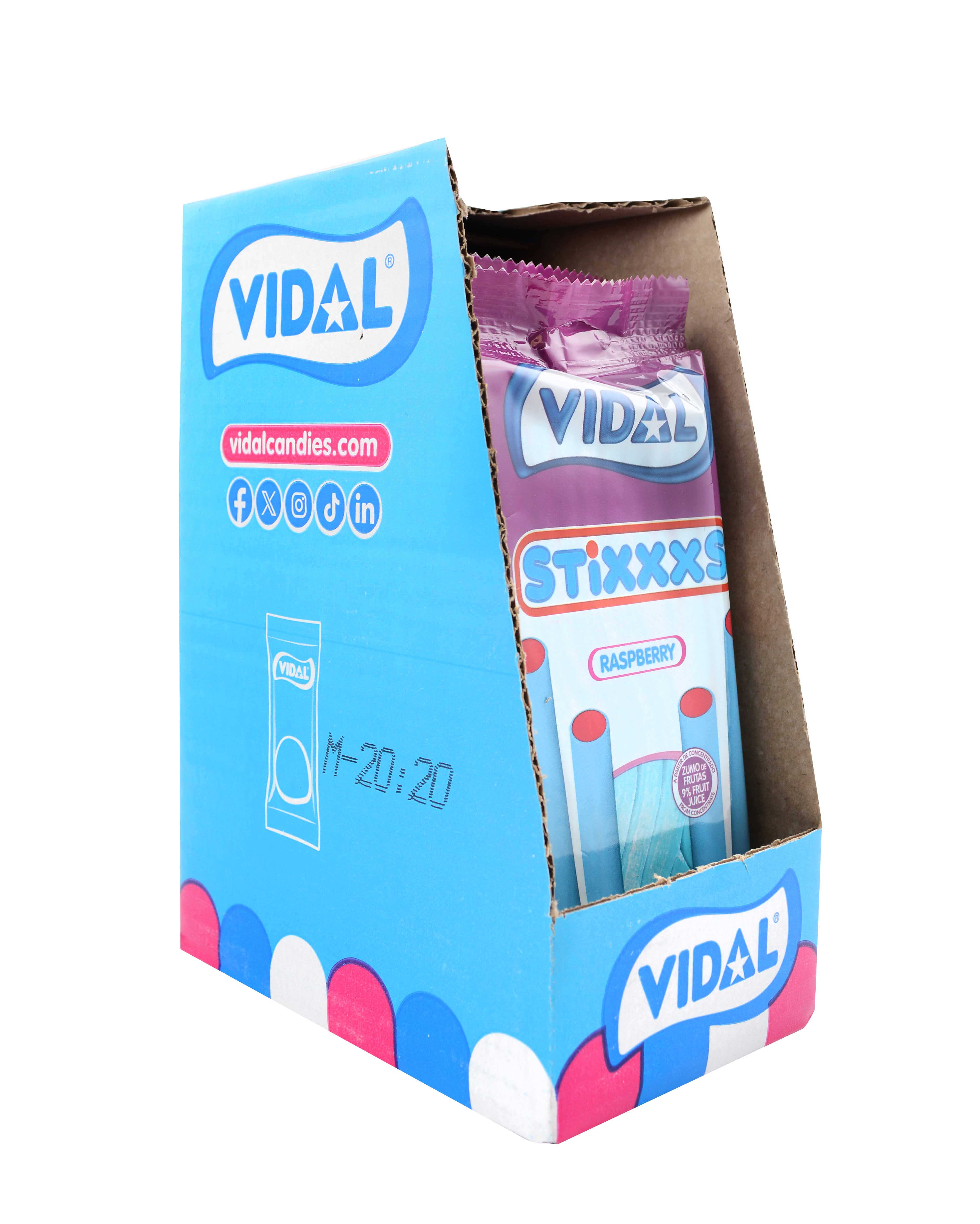 Pendreky malinové pudrové VIDAL- balení 90g